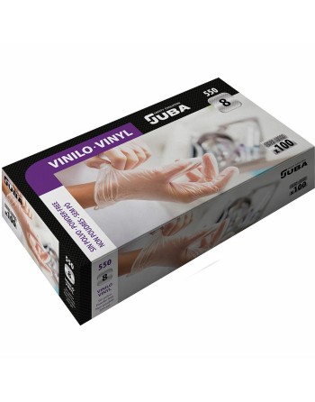 Gants Jetables JUBA Caisse Sans poudre 100 Unités