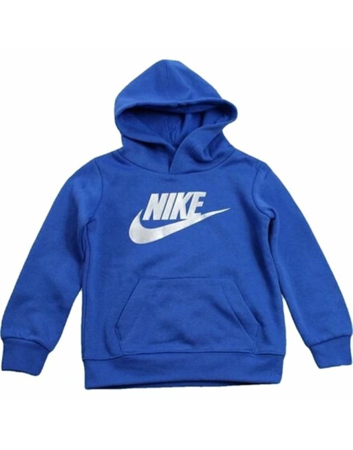 Sudadera con Capucha Niño Nike Metallic HBR Gifting Azul