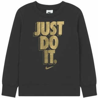 Jungen Sweater ohne Kapuze Nike Gifting Schwarz