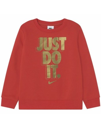 Felpa senza Cappuccio Bambino Nike Gifting Rosso