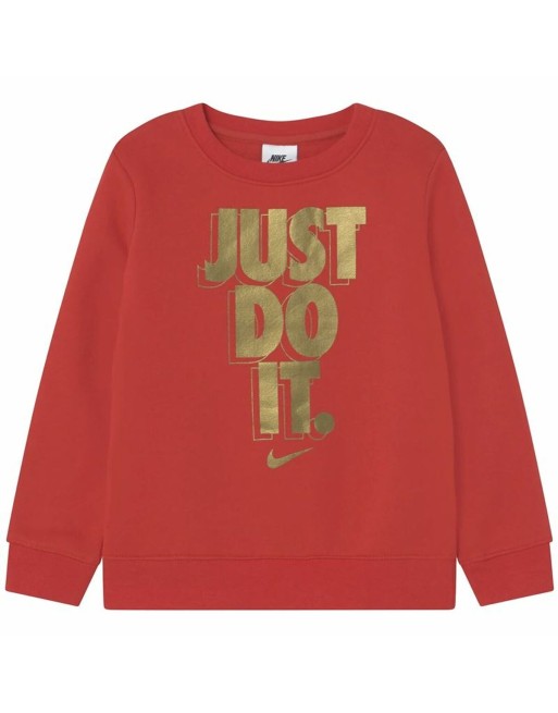 Felpa senza Cappuccio Bambino Nike Gifting Rosso
