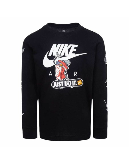 Felpa senza Cappuccio Bambino Nike Snowboarding Nero