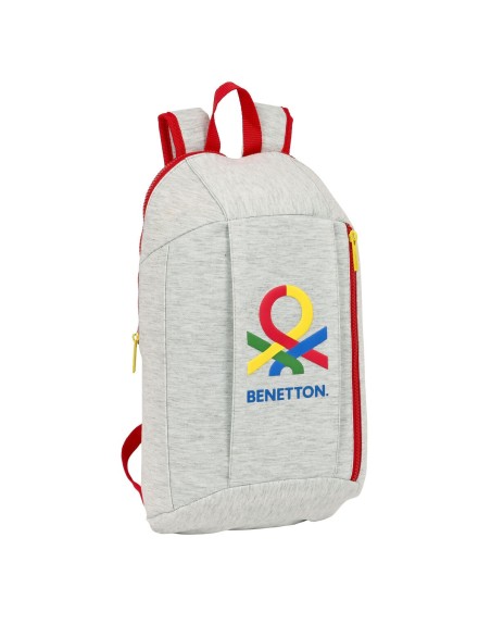 Casual Rygsæk Benetton Pop Grå 10 L
