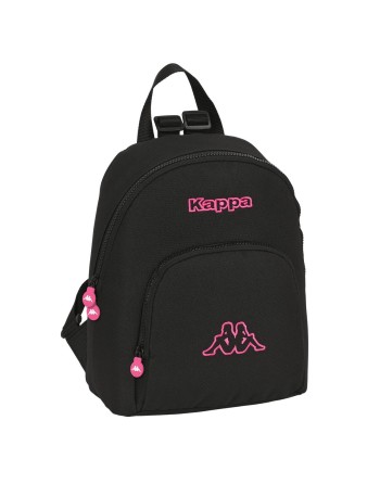 Casual Rygsæk Kappa Black and pink Sort 13 L
