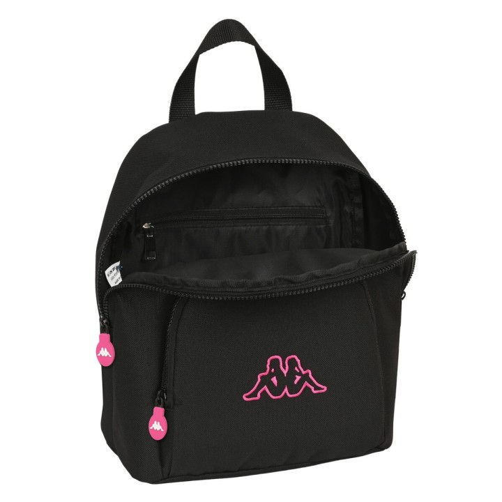 Casual Rygsæk Kappa Black and pink Sort 13 L