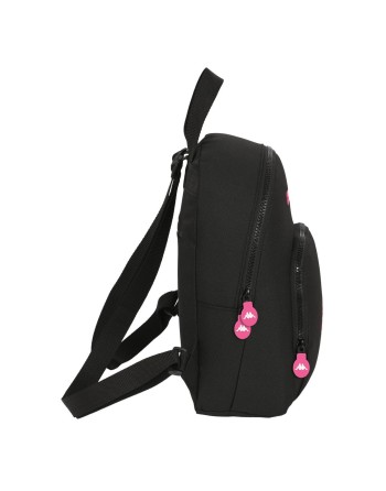 Casual Rygsæk Kappa Black and pink Sort 13 L
