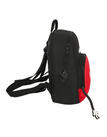 Casual Backpack Mickey Mouse Clubhouse Mickey mood Red Black 13 L