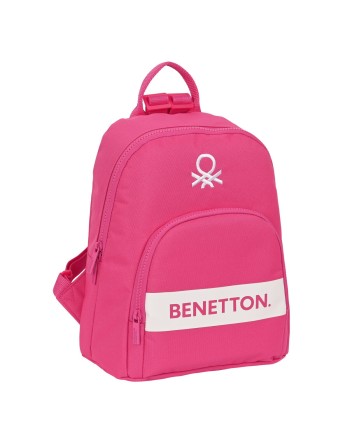 Lässiger Rucksack Benetton Raspberry Pink 13 L
