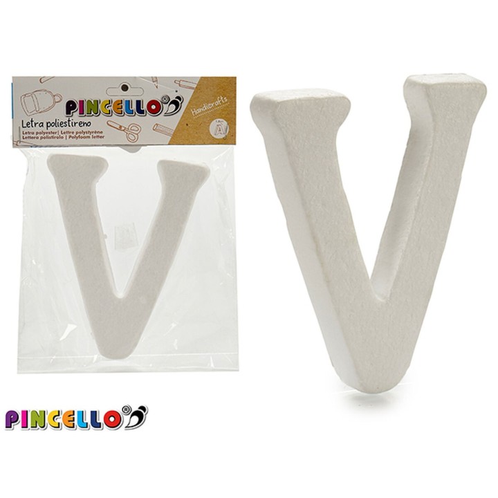 Letra Letra V 1 x 15 x 13,5 cm (12 Unidades)