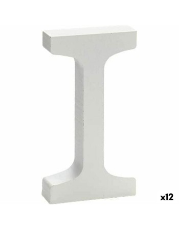 Wanddekoration Buchstabe I (1,8 x 21 x 17 cm) (12 Stück)