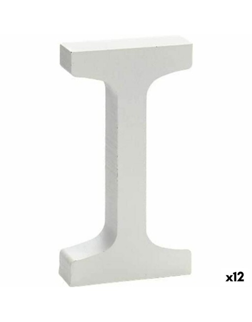 Vægdekoration Brev I (1,8 x 21 x 17 cm) (12 enheder)