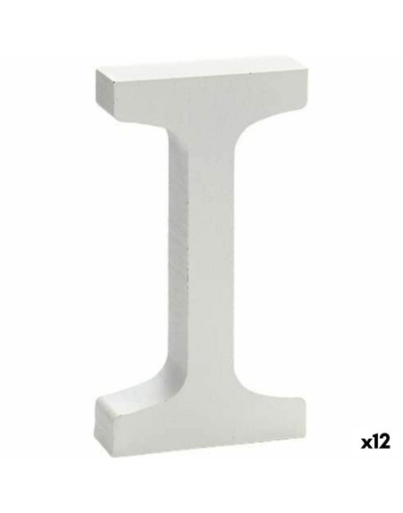 Vægdekoration Brev I (1,8 x 21 x 17 cm) (12 enheder)