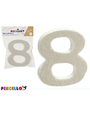 Numeri Numeri 8 polistirene 2 x 15 x 10 cm (12 Unità)