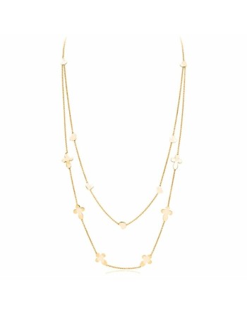 Damenhalskette Amen CROCI CUORI DOPPIA