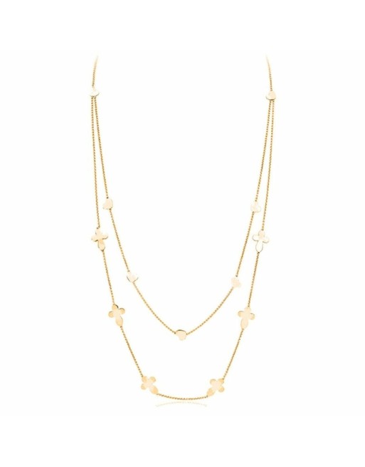 Collier Femme Amen CROCI CUORI DOPPIA