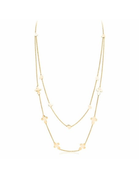 Collier Femme Amen CROCI CUORI DOPPIA