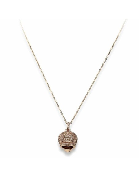 Collana Donna Amen CAMPANELLA ARGENTO ROSE GOLD