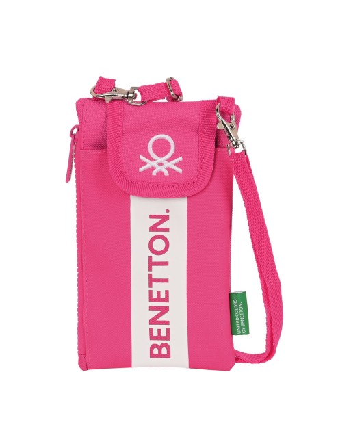 Portamonete Benetton Raspberry Custodia per Cellulare Fucsia
