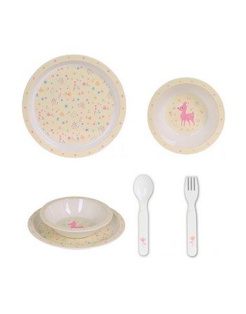 Set de Menaje Infantil Safta Forest Poliuretano (4 Piezas)