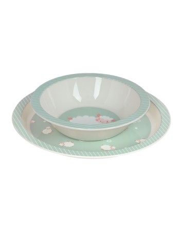 Set de Menaje Infantil Safta Ovejita Poliuretano (4 Piezas)