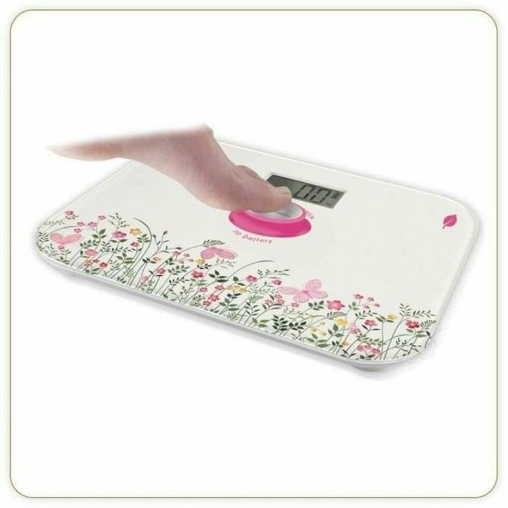 Digital badevægt Little Balance Kinetic Classic Floral Multifarvet Hærdet glas 180 kg
