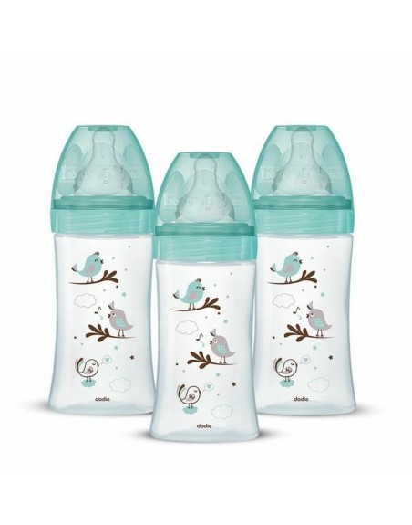Set of baby's bottles Dodie 3 uds