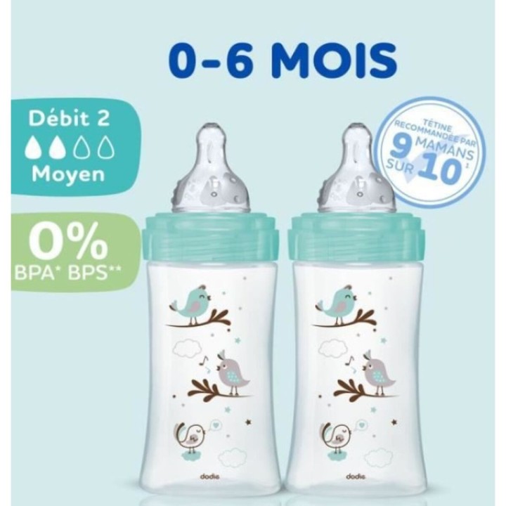 Set de biberones Dodie 3 uds