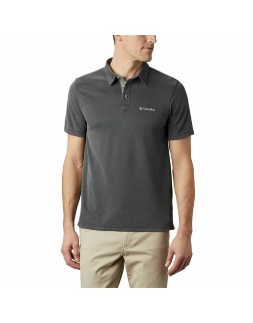Polo a Maniche Corte Uomo Columbia Nelson Point™ Nero