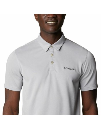 Herren Kurzarm-Poloshirt Columbia Nelson Point™ Grau