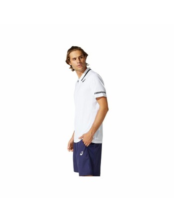Polo a Maniche Corte Uomo Asics Court Bianco