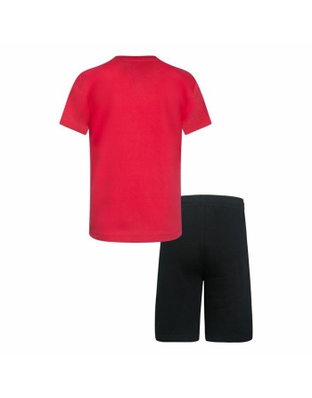 Conjunto Deportivo para Niños Converse Core Tee Ft Short Negro Magenta