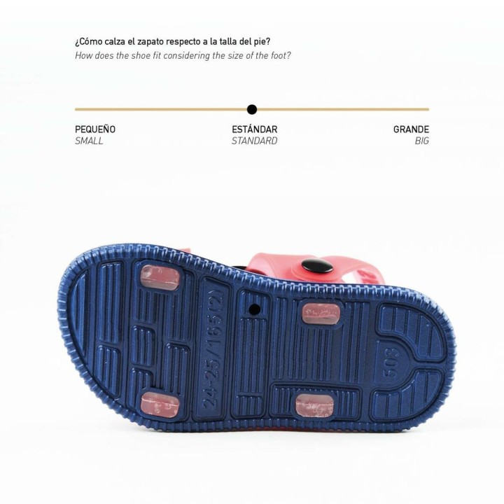 Sandali per Bambini Spider-Man Azzurro