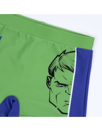 Boxer de Bain pour Enfants The Avengers Vert