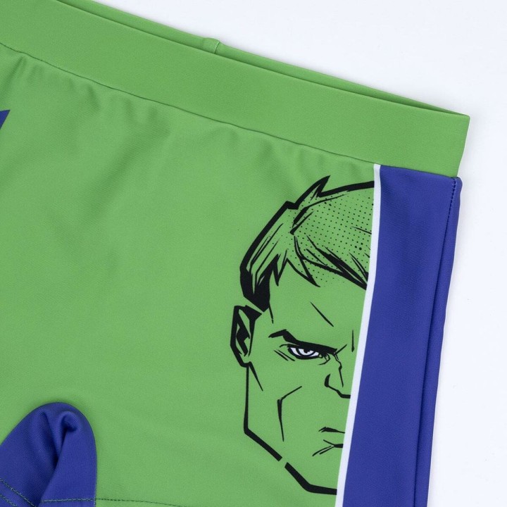 Bañador Boxer Para Niños The Avengers Verde