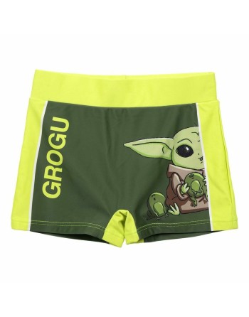 Boys Swim Shorts The Mandalorian Green