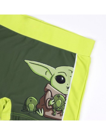 Boxer de Bain pour Enfants The Mandalorian Vert