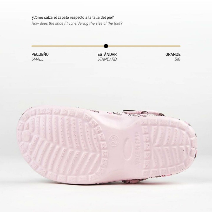 Zuecos de Playa Minnie Mouse Rosa