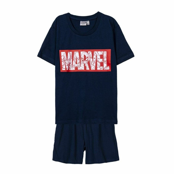 Nattøj Børns Marvel Mørkeblå