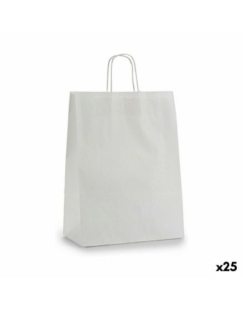 Sac en papier Blanc (32 X 12 X 50 cm) (25 Unités)