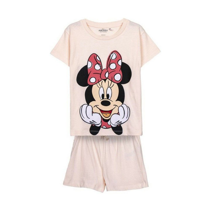 Nattøj Børns Minnie Mouse Pink Lyserød