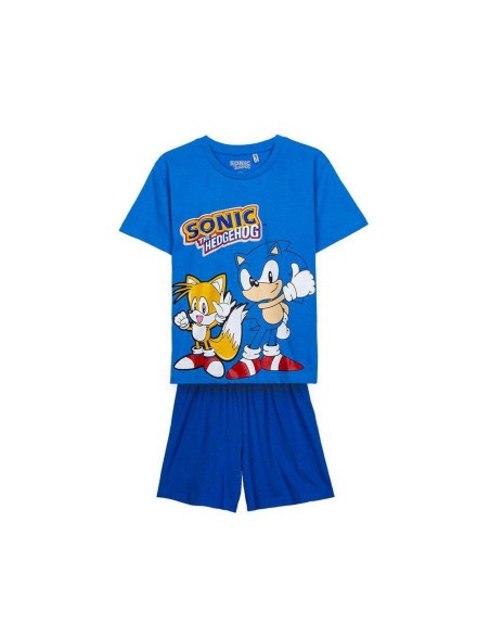 Pijama Infantil Sonic Azul oscuro