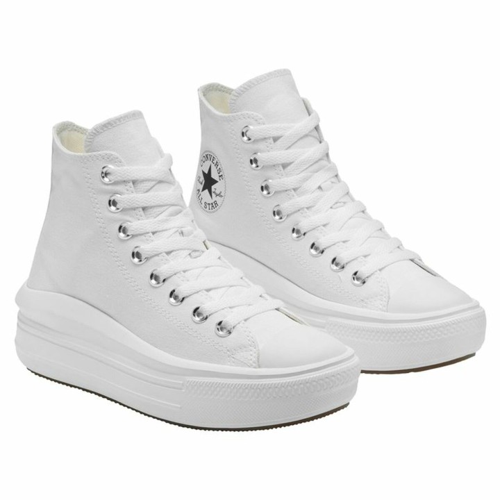 Kvinde Casual Sneakers Converse All Star Move Hvid