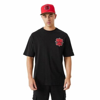 Kortærmet T-shirt til Mænd New Era  Championship Chicago Bulls