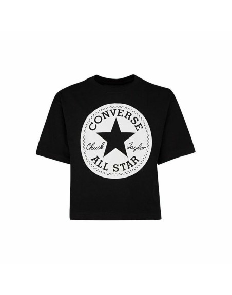 Short Sleeve T-Shirt Signature  Converse  Chuck Patch Boxy Black