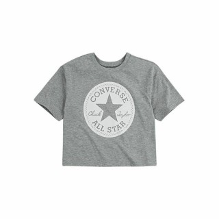 Kortærmet T-shirt Converse  Chuck Patch Boxy Grå