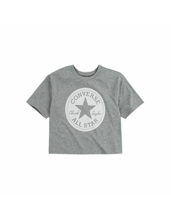 T shirt à manches courtes Converse  Chuck Patch Boxy Gris