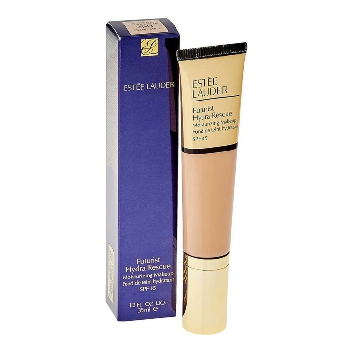 Dækcreme til Ansigtet Estee Lauder Futurist Hydra Rescue Moisturizing Makeup SPF45 Nº 2N1 Desert