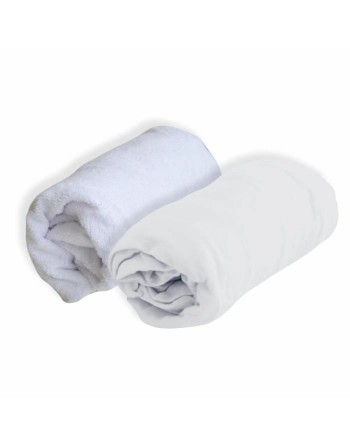 Fitted bottom sheet Domiva White 70 x 140 cm