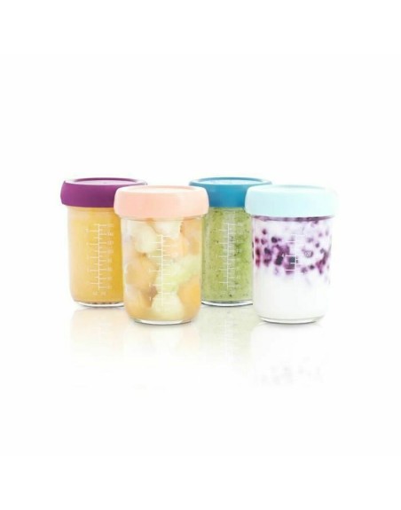 Récipient de Conservation des Aliments Babymoov Airtight 4 x 240 ml