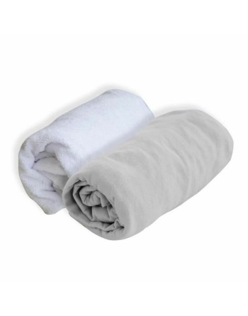 Fitted bottom sheet Domiva Grey 70 x 140 cm